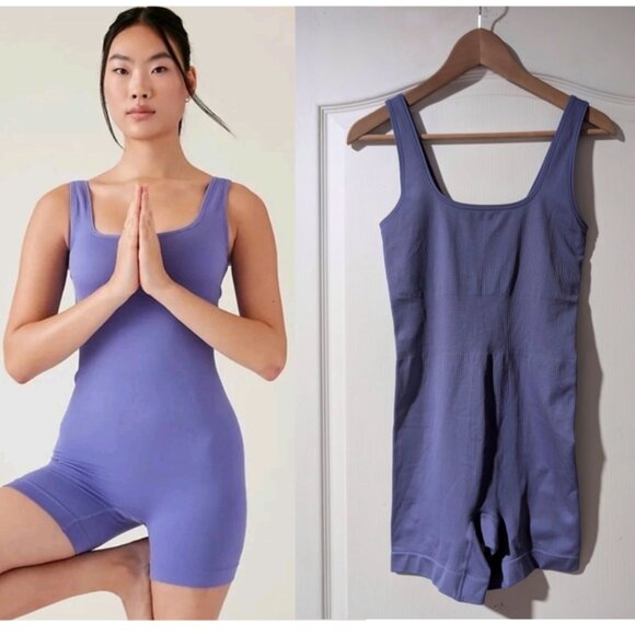 NEW! Athleta | Aurora Bodysuit Shortie In Dark Adonis Blue - Picture 1 of 11